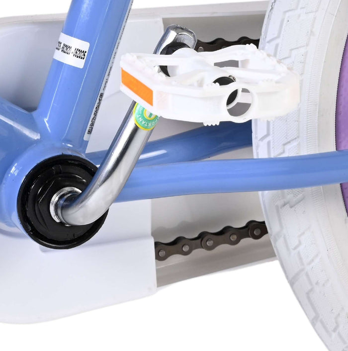 Volare Disney Frozen 2 Barncykel 16 tum, dubbla handbromsar, Lila - För barn 4-6 år