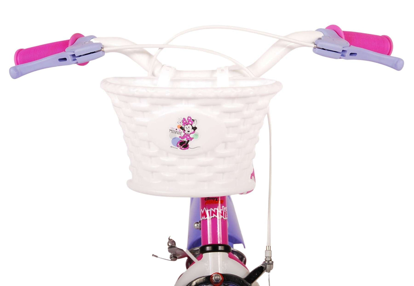 Disney Minnie Barncykel Två Handbromsar 12 tum, Rosa - Lilla Cykelbutiken