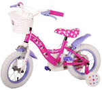 Disney Minnie Barncykel Två Handbromsar 12 tum, Rosa - Lilla Cykelbutiken