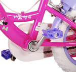Disney Minnie Barncykel Två Handbromsar 12 tum, Rosa - Lilla Cykelbutiken