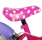 Disney Minnie Barncykel Två Handbromsar 12 tum, Rosa - Lilla Cykelbutiken