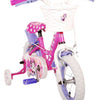Disney Minnie Barncykel Två Handbromsar 12 tum, Rosa - Lilla Cykelbutiken