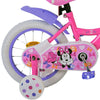 Disney Minnie Barncykel 14 tum, Rosa - Lilla Cykelbutiken