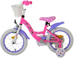 Disney Minnie Barncykel 14 tum, Rosa - Lilla Cykelbutiken