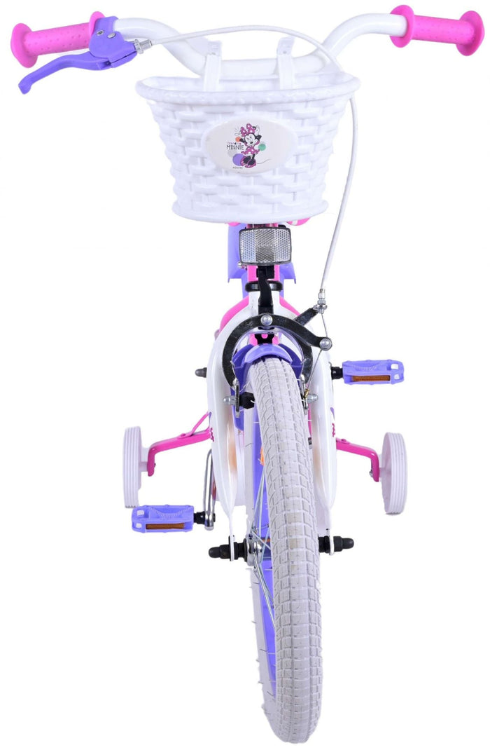 Disney Minnie Barncykel Två Handbromsar 12 tum, Rosa - Lilla Cykelbutiken