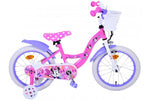Disney Minnie Barncykel Två Handbromsar 12 tum, Rosa - Lilla Cykelbutiken