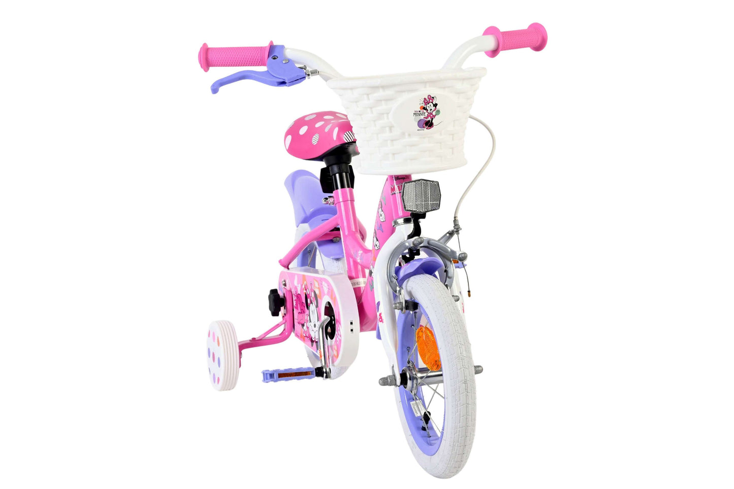 Disney Minnie 12 tum barncykel, Rosa - För barn 3-4 år