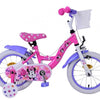 Disney Minnie Barncykel Två Handbromsar 14 tum, Rosa - Lilla Cykelbutiken