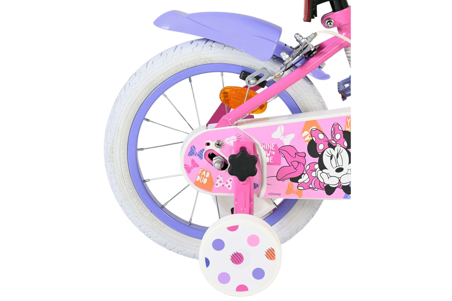 Disney Minnie 14-tums Barncykel  - För barn 3-5 år
