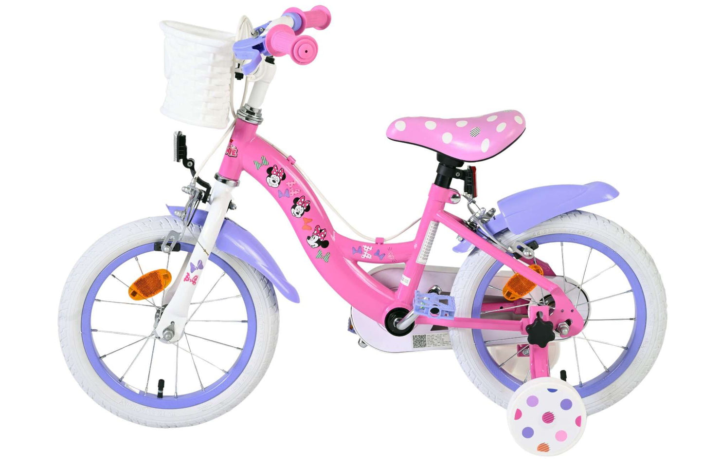 Disney Minnie 14-tums Barncykel  - För barn 3-5 år