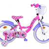 Disney Minnie Barncykel Två Handbromsar 16 tum, Rosa - Lilla Cykelbutiken