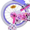 Disney Minnie Barncykel Två Handbromsar 16 tum, Rosa - Lilla Cykelbutiken
