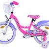 Disney Minnie Barncykel Två Handbromsar 16 tum, Rosa - Lilla Cykelbutiken