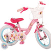 Disney Princess Barncykel Två Handbromsar 14 tum, Rosa - Lilla Cykelbutiken