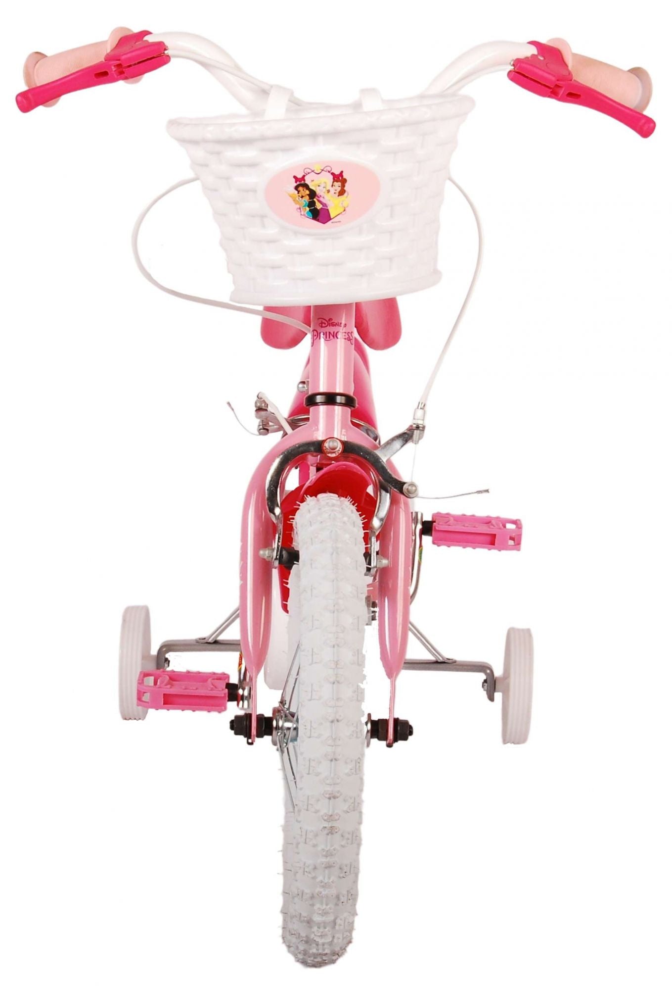 Disney Princess Barncykel Två Handbromsar 14 tum, Rosa - Lilla Cykelbutiken