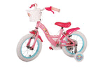 Disney Princess Barncykel Två Handbromsar 14 tum, Rosa - Lilla Cykelbutiken