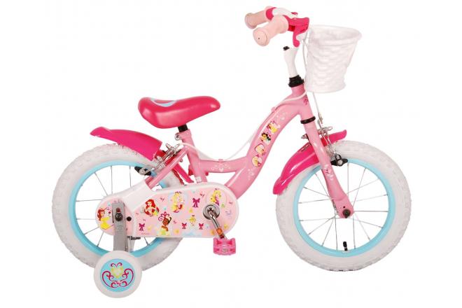 Disney Princess Barncykel Två Handbromsar 14 tum, Rosa - Lilla Cykelbutiken