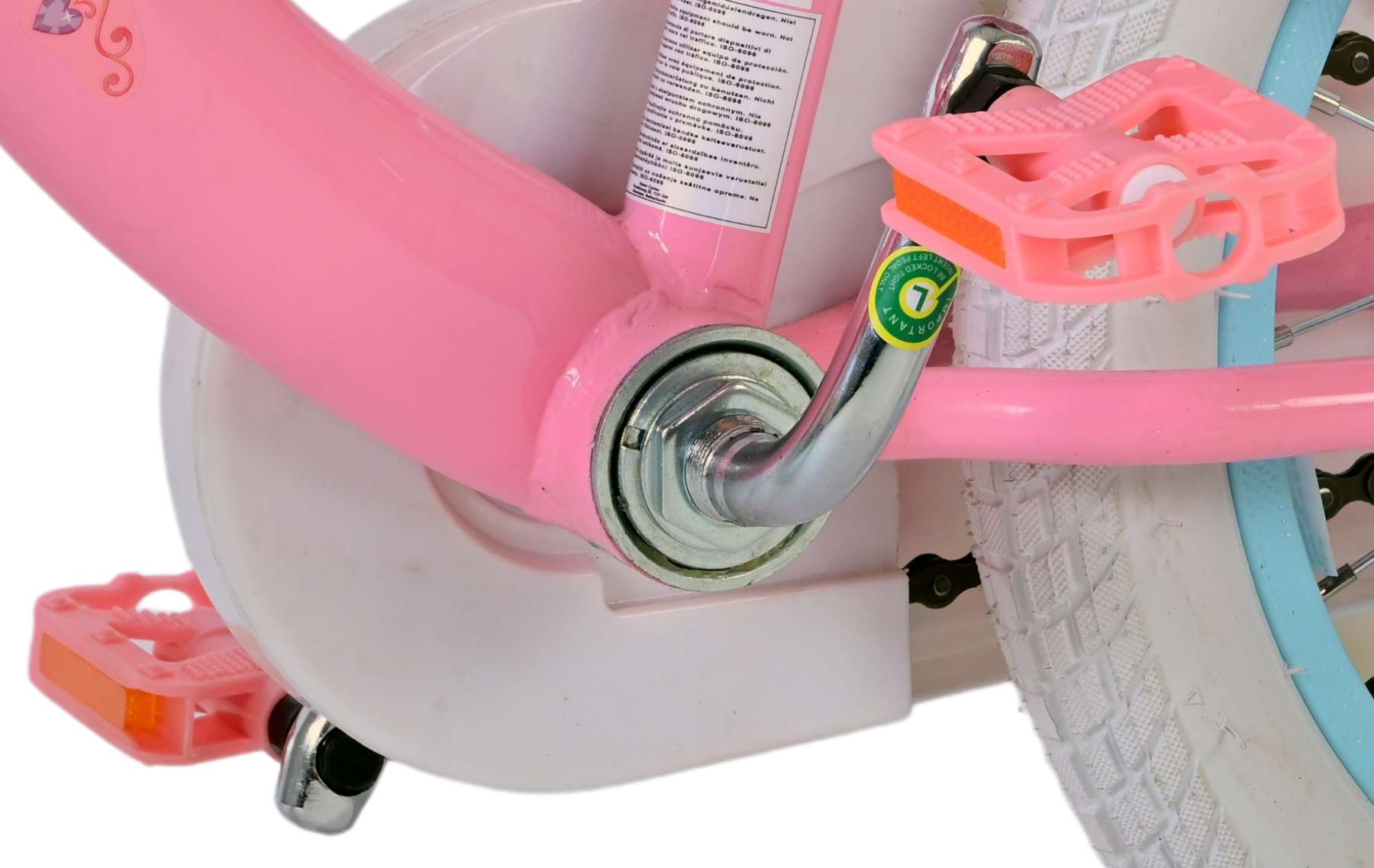 Disney Princess Barncykel 14 tum, Rosa - Lilla Cykelbutiken