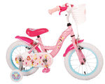 Disney Princess Barncykel Två Handbromsar 14 tum, Rosa - Lilla Cykelbutiken