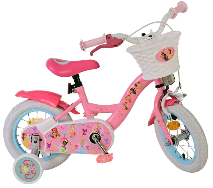Disney Princess Barncykel 12 tum, Rosa - Lilla Cykelbutiken
