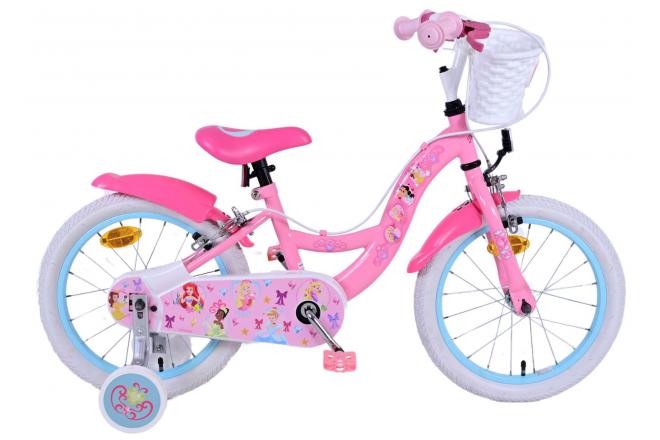 Disney Princess Barncykel Två Handbromsar 16 tum, Rosa - Lilla Cykelbutiken