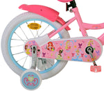 Disney Princess Barncykel 16 tum, Rosa - Lilla Cykelbutiken