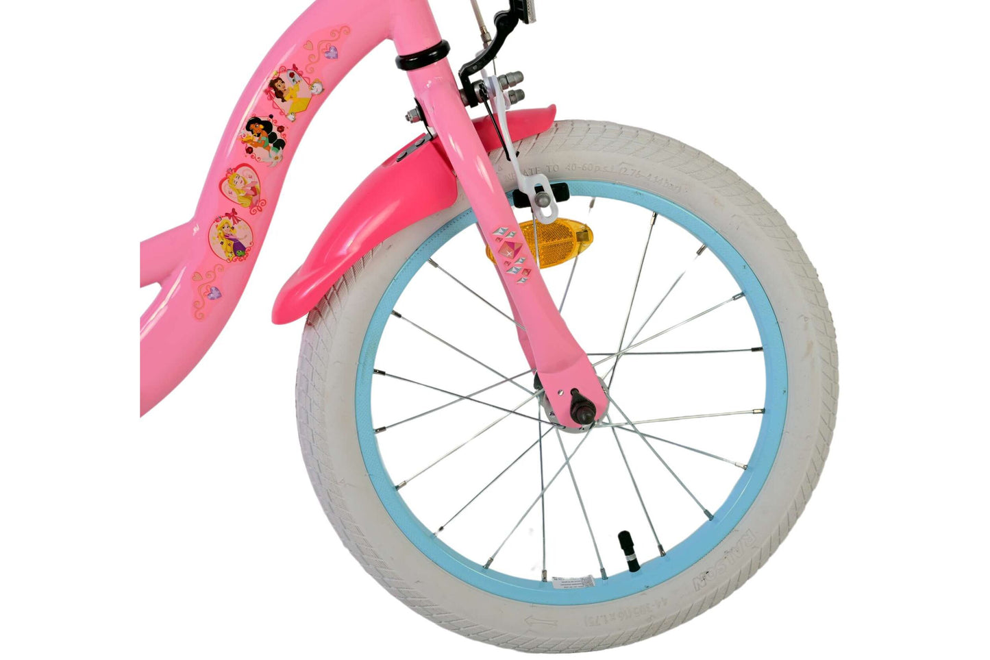 Disney Princess cykel 16 tum – Barncykel med handbroms & stödhjul
