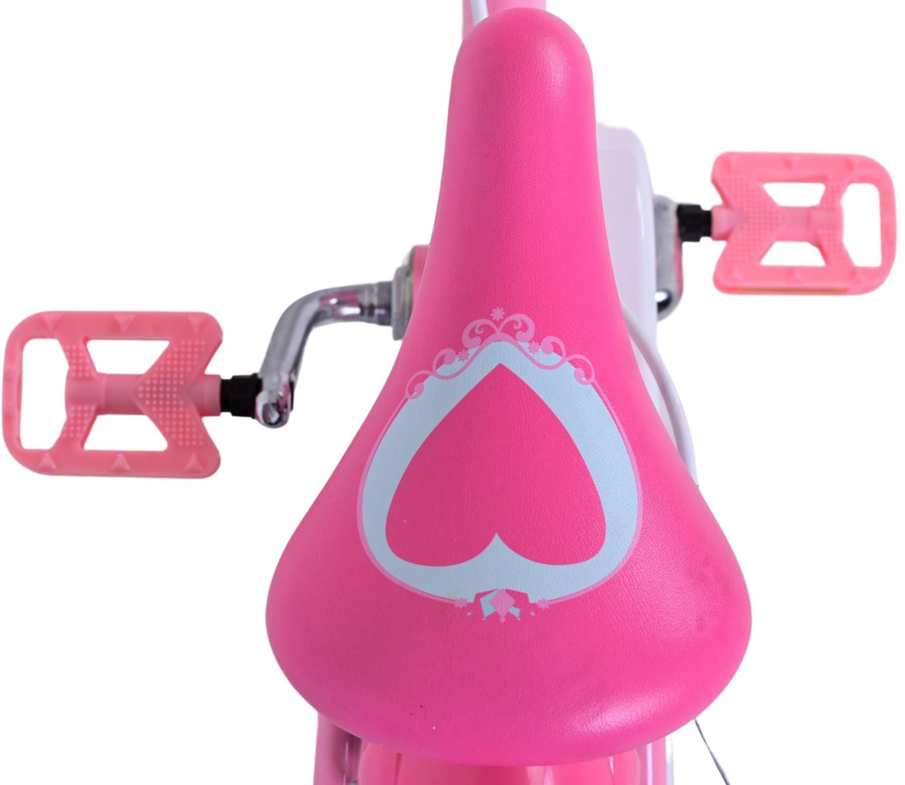 Disney Princess Barncykel Två Handbromsar 16 tum, Rosa - Lilla Cykelbutiken
