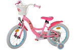 Disney Princess cykel 16 tum – Barncykel med handbroms & stödhjul