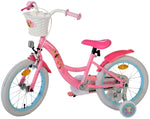 Disney Princess Barncykel 16 tum, Rosa - Lilla Cykelbutiken