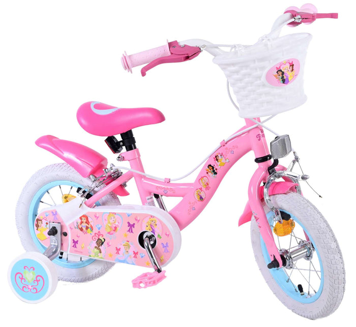 Disney Princess Barncykel Två Handbromsar 12 tum, Rosa - Lilla Cykelbutiken