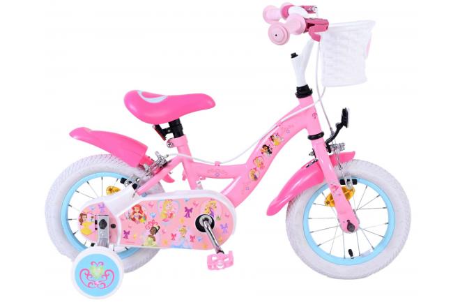 Disney Princess Barncykel Två Handbromsar 12 tum, Rosa - Lilla Cykelbutiken