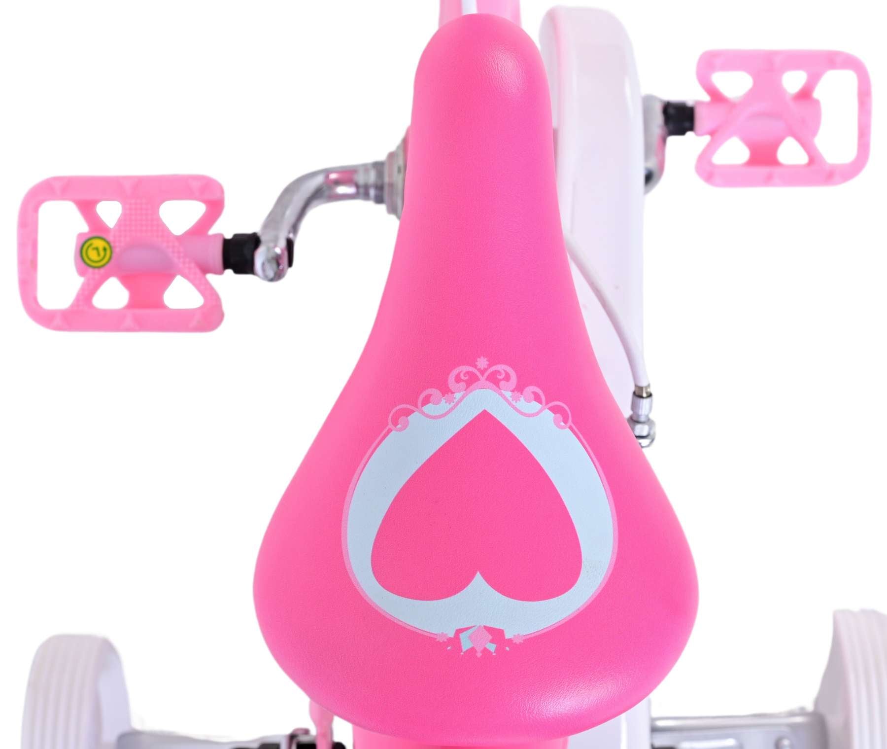 Disney Princess Barncykel Två Handbromsar 12 tum, Rosa - Lilla Cykelbutiken