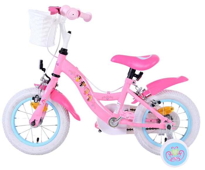 Disney Princess Barncykel Två Handbromsar 12 tum, Rosa - Lilla Cykelbutiken