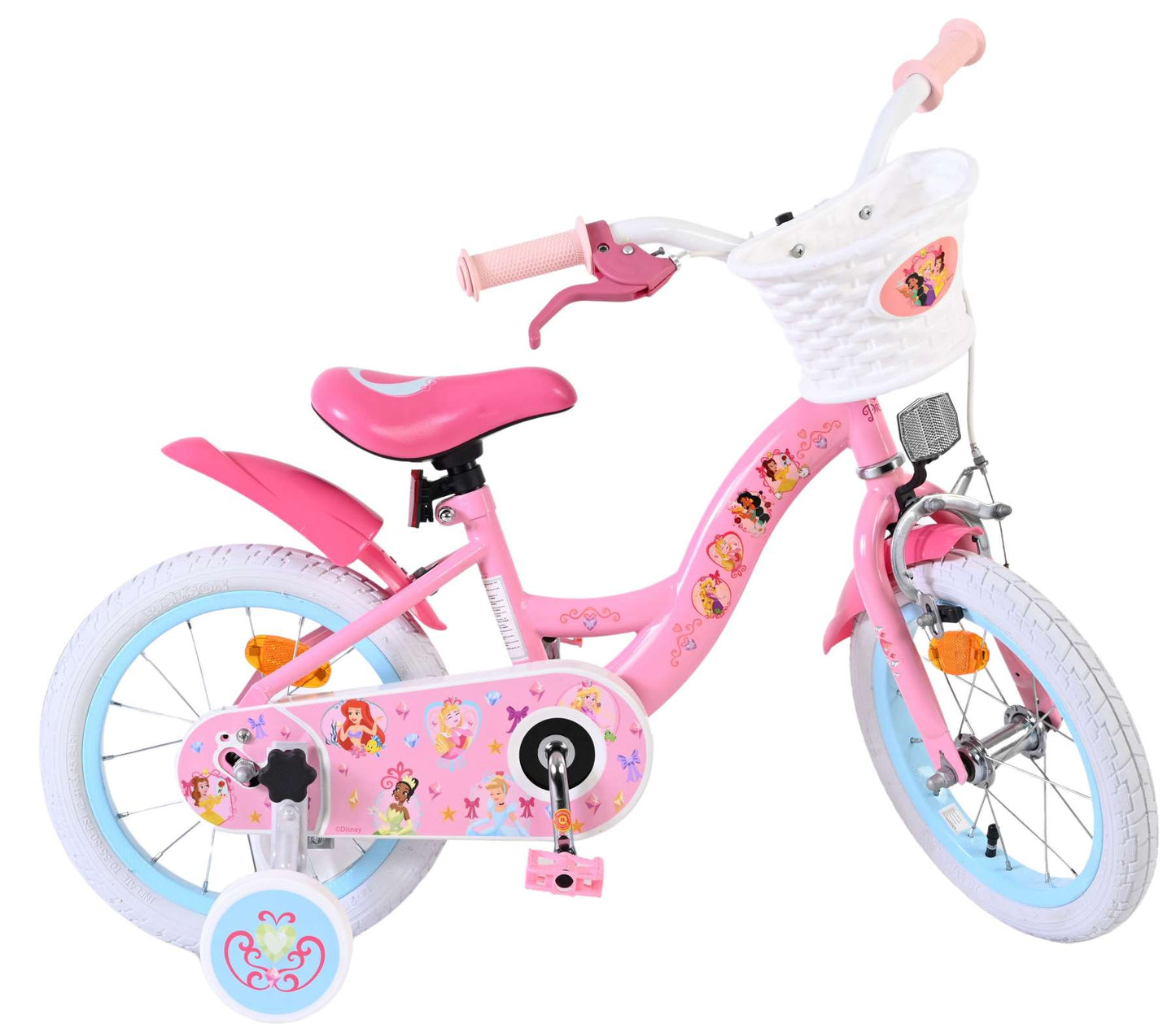 Disney Princess Barncykel 14 tum, Rosa - För barn 5-5 år