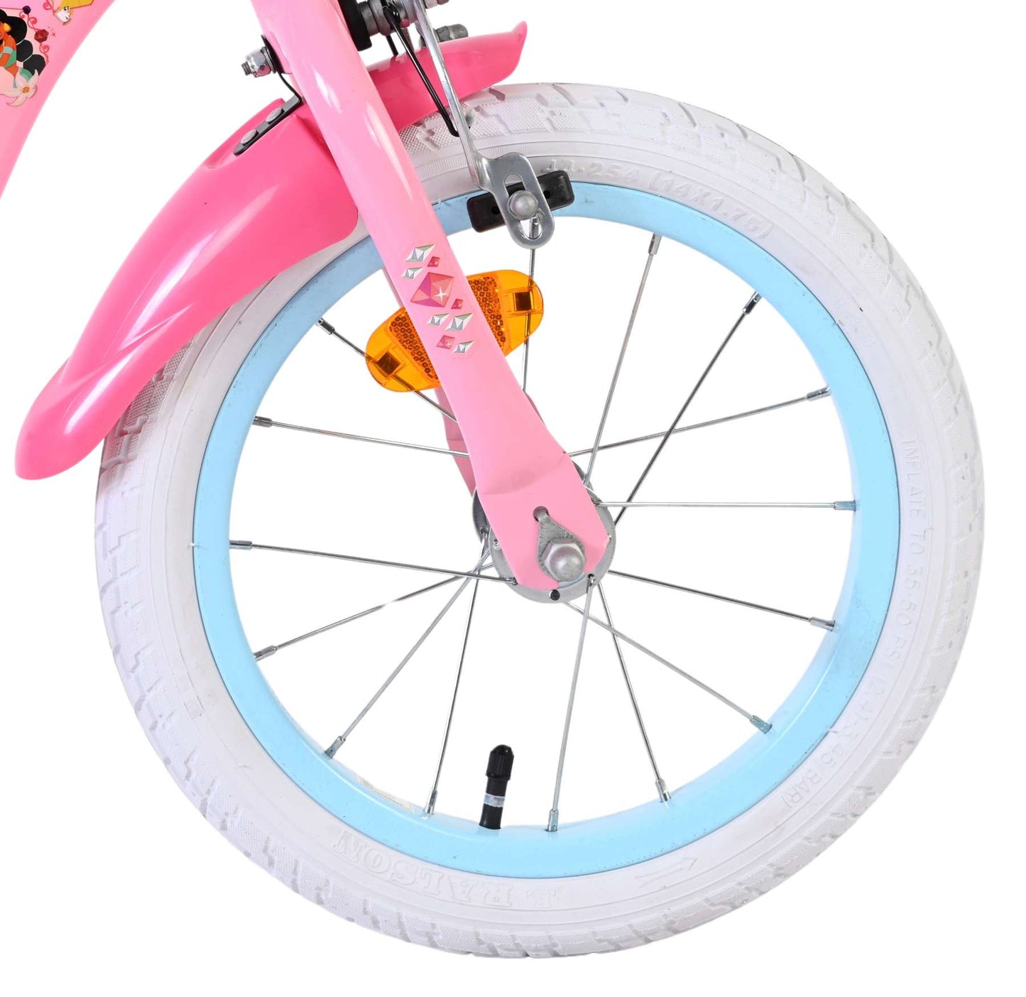 Disney Princess Barncykel 14 tum, Rosa - För barn 5-5 år