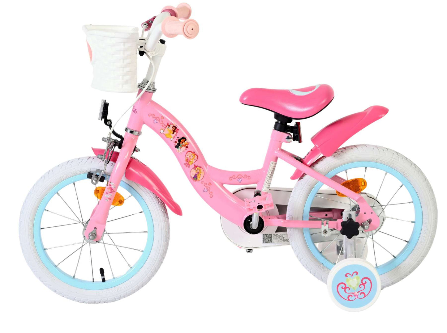 Disney Princess Barncykel 14 tum, Rosa - För barn 5-5 år