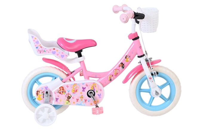 Disney Princess Mag Wheels Barncykel 12 tum, Rosa - För barn 3-4 år