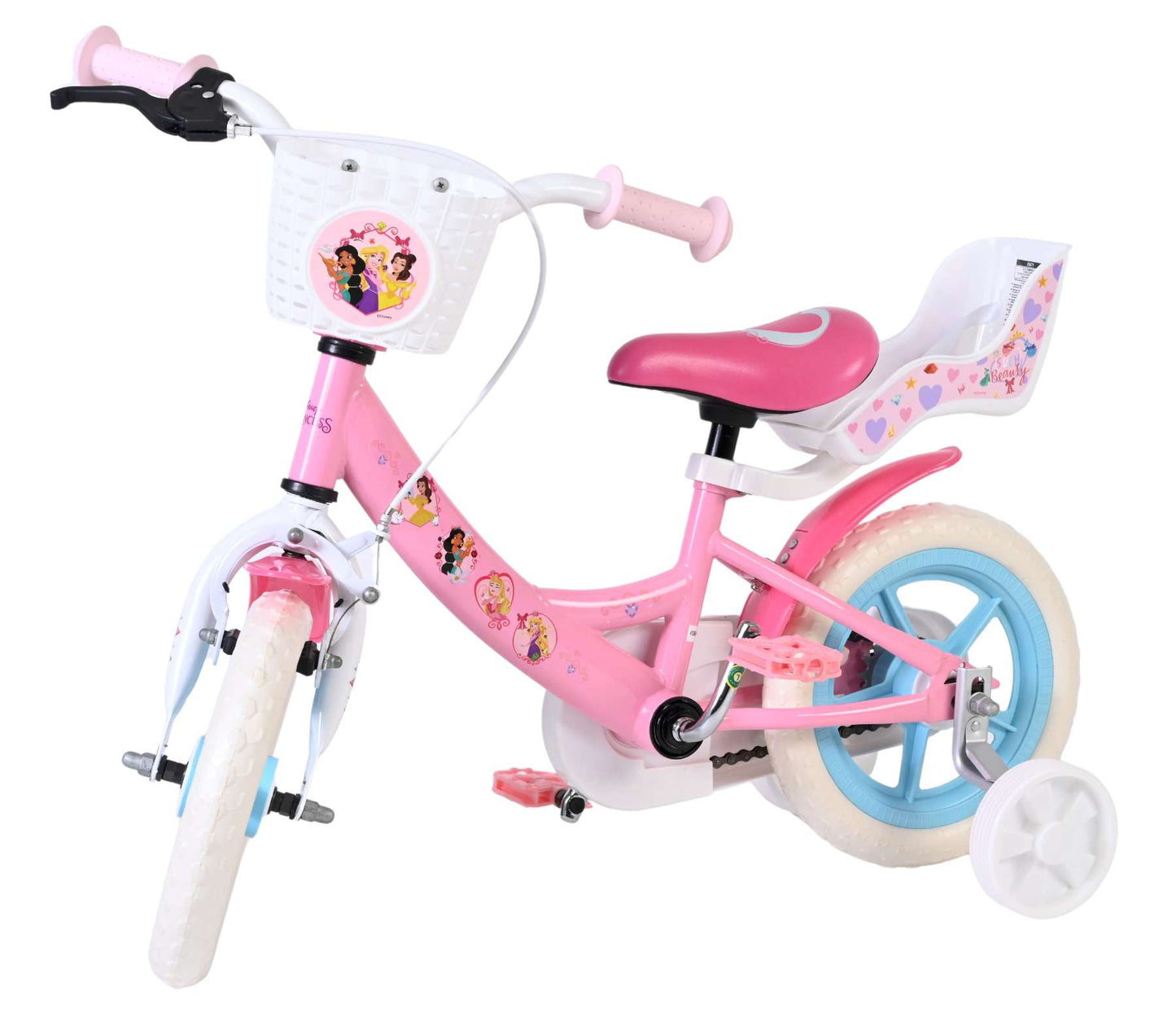 Disney Princess Mag Wheels Barncykel 12 tum, Rosa - För barn 3-4 år