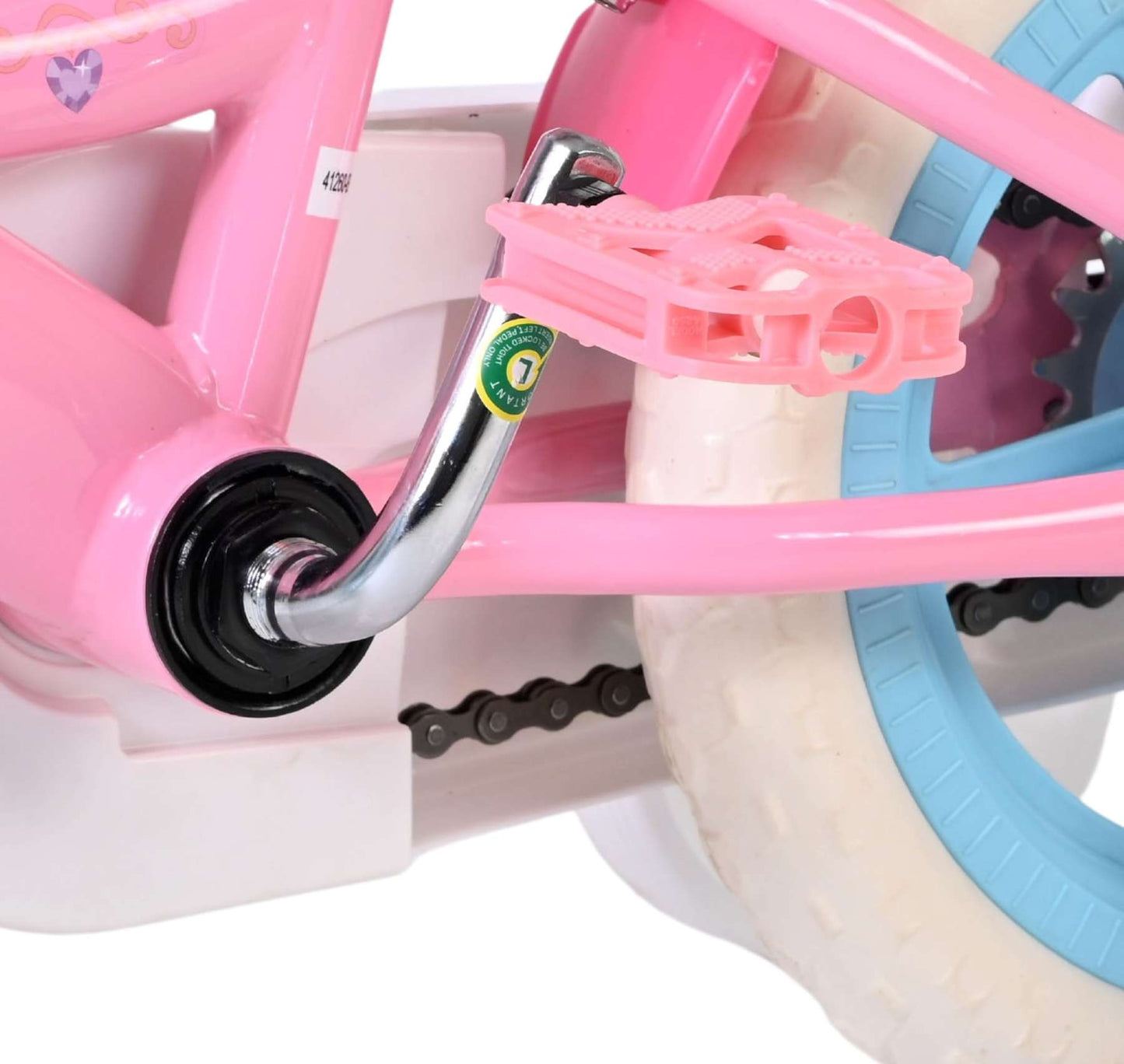 Disney Princess Mag Wheels Barncykel 12 tum, Rosa - För barn 3-4 år