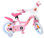 Disney Princess Barncykel 12 tum, dubbla handbromsar, Rosa - För barn 3-4 år