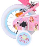 Disney Princess Barncykel 12 tum, dubbla handbromsar, Rosa - För barn 3-4 år