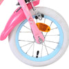 Disney Princess Barncykel 12 tum, dubbla handbromsar, Rosa - För barn 3-4 år