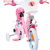 Disney Princess Barncykel 12 tum, dubbla handbromsar, Rosa - För barn 3-4 år