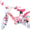 Disney Princess Barncykel 12 tum, dubbla handbromsar, Rosa - För barn 3-4 år