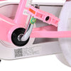 Disney Princess Barncykel 12 tum, dubbla handbromsar, Rosa - För barn 3-4 år