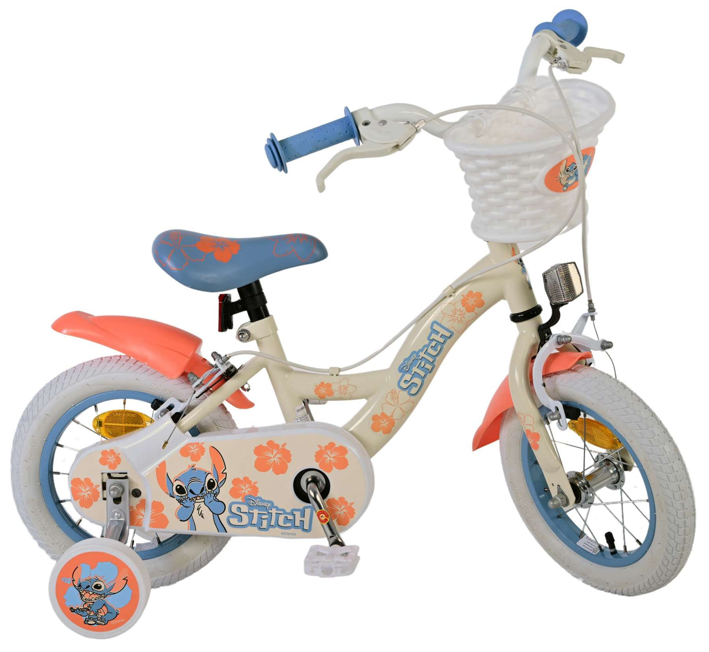Disney Stitch Barncykel Två Handbromsar, 12 tum - Lilla Cykelbutiken