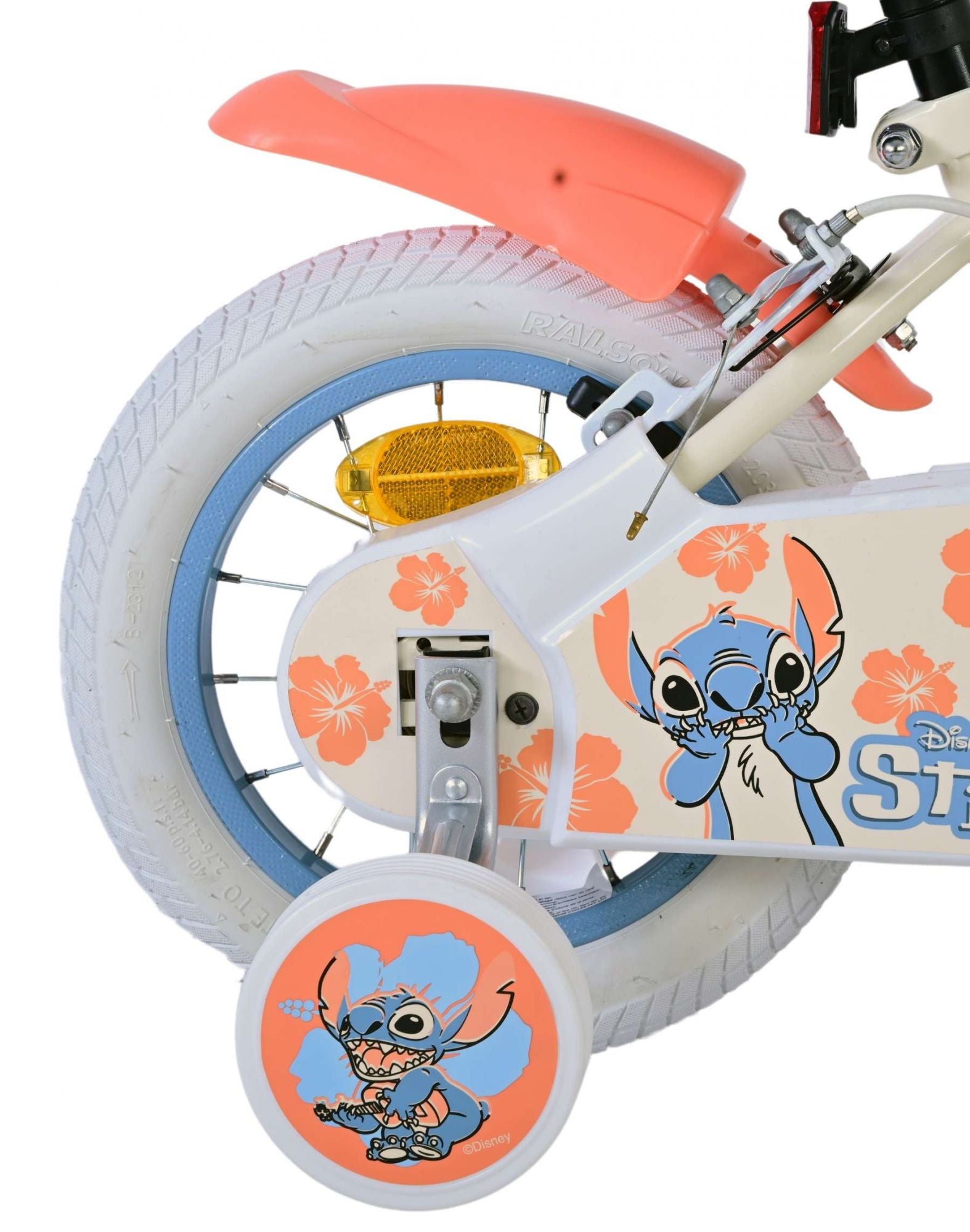 Disney Stitch Barncykel Två Handbromsar, 12 tum - Lilla Cykelbutiken