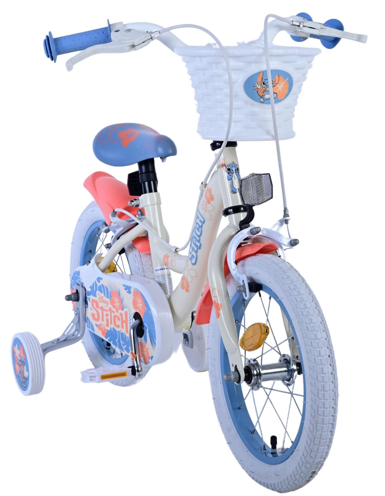 Disney Stitch Barncykel Två Handbromsar, 14 tum - Lilla Cykelbutiken