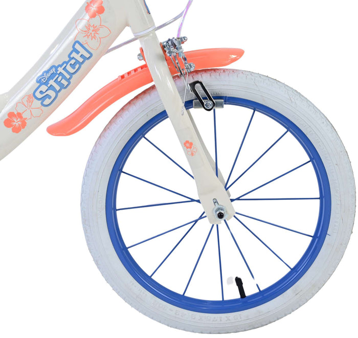 Disney Stitch Barncykel Två Handbromsar, 16 tum - Lilla Cykelbutiken